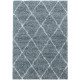 Tapis shaggy design rectangle géométrique Chantecler