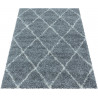 Tapis shaggy design rectangle géométrique Chantecler