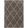 Tapis shaggy design rectangle géométrique Chantecler