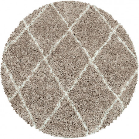 Tapis shaggy design rond géométrique Chantecler