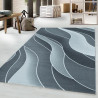 Tapis effet courbe moderne pour salon Chouette