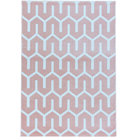 Tapis géométrique scandinave rectangle Corbeaux