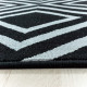 Tapis scandinave géométrique intérieur Corneille