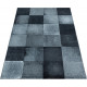 Tapis moderne cubique de salon rectangle Epervier