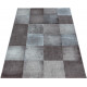 Tapis moderne cubique de salon rectangle Epervier