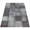 Tapis moderne cubique de salon rectangle Epervier