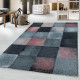 Tapis moderne cubique de salon rectangle Epervier