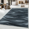 Tapis moderne effet courbe de salon Geai