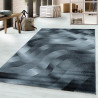 Tapis design de salon effet courbe rectangle Grimpereau