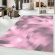 Tapis design de salon effet courbe rectangle Grimpereau