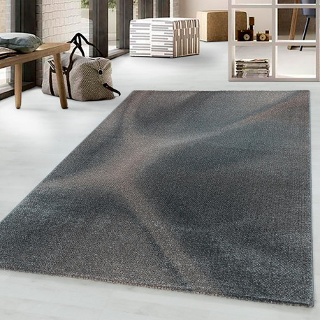 Tapis de salon uni shaggy Twist noir - INTERIEUR- DECORATION Dimensions  tapis 80 x 150 cm Coloris tapis noir