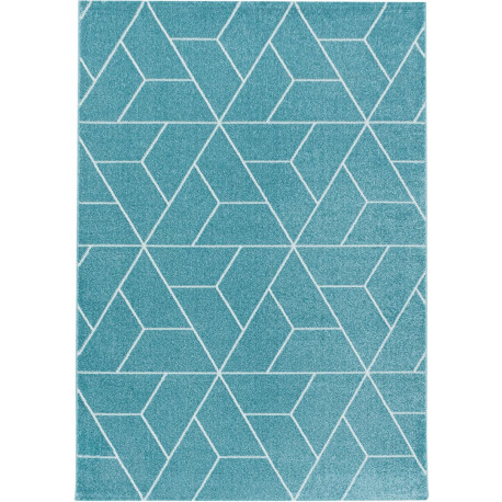 Tapis graphique de salon scandinave Linotte
