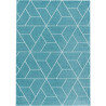 Tapis graphique de salon scandinave Linotte