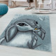 Tapis de chambre enfant rectangle Lapin