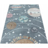 Tapis pour chambre bébé rectangle Nuit