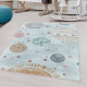 Tapis pour chambre bébé rectangle Nuit