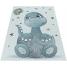 Tapis à courtes mèches pour enfant Bébé Dino