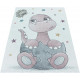 Tapis à courtes mèches pour enfant Bébé Dino