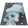 Tapis de chambre enfant à courtes mèches Dragon