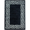 Tapis baroque shaggy rectangle de salon Martinet