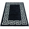 Tapis baroque shaggy rectangle de salon Martinet