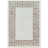 Tapis baroque shaggy rectangle de salon Martinet