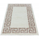 Tapis baroque shaggy rectangle de salon Martinet