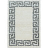 Tapis baroque shaggy rectangle de salon Martinet