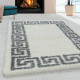 Tapis baroque shaggy rectangle de salon Martinet