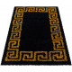 Tapis baroque shaggy rectangle de salon Martinet