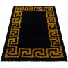 Tapis baroque shaggy rectangle de salon Martinet