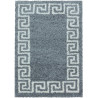 Tapis baroque shaggy rectangle de salon Martinet