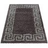 Tapis baroque shaggy rectangle de salon Martinet