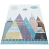 Tapis multicolore pour enfant rectangle Tipi