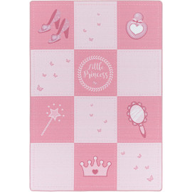 Tapis antidérapant rose pour fille Princess