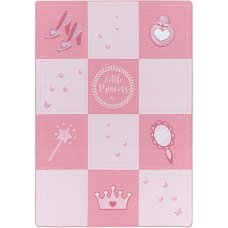 Tapis antidérapant rose pour fille Princess