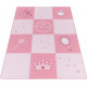 Tapis antidérapant rose pour fille Princess