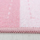Tapis antidérapant rose pour fille Princess