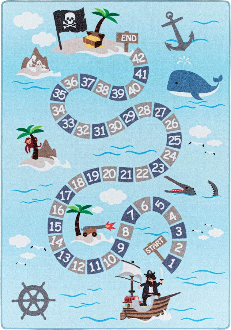 Tapis de jeu pour fille et garçon Whale