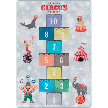 Tapis marelle pour fille et garçon Circus