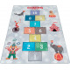 Tapis marelle pour fille et garçon Circus