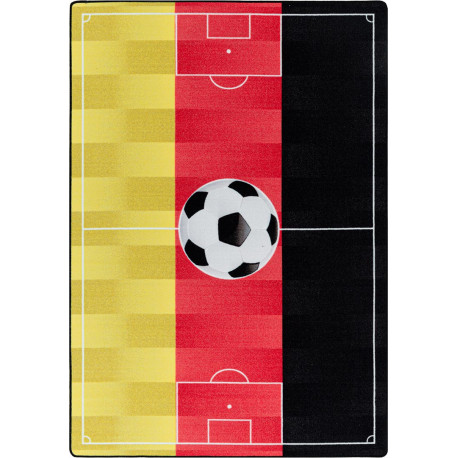 Tapis enfant de jeu football Red