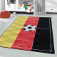 Tapis enfant de jeu football Red