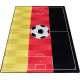 Tapis enfant de jeu football Red