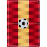 Tapis de jeu football pour enfant Yellow