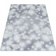 Tapis antidérapant gris étoiles pour fille Milkyway