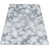 Tapis antidérapant gris étoiles pour fille Milkyway