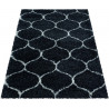 Tapis shaggy baroque rectangulaire Lokalt