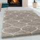 Tapis shaggy baroque rectangulaire Lokalt