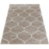 Tapis shaggy baroque rectangulaire Lokalt